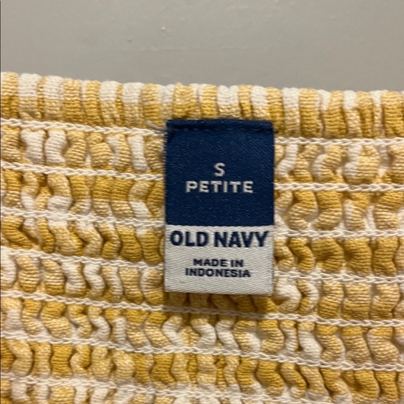 Yellow Gingham Square Neck Mini Dress - Picture 6 of 7